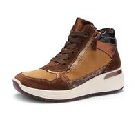 ara Damen Garda Sneaker, Mocca Biscuit Nuts Schwarz, 37 EU Weit