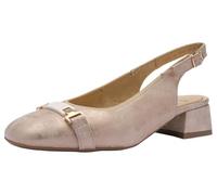 Slingpumps ARA "Ara Pumps Lederimitat", Damen, Gr. 42, beige, Lederimitat, Schuhe Slingpumps (45368520-42) beige