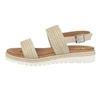 ara Damen Jamaika Sandal, Natur,Sand, 36 EU