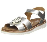 ara Damen Kent Sandal, Platin, 41 EU