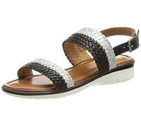 ARA Damen KRETA Sandaletten, SCHWARZ-ANTHRAZIT,SCHWARZ, 42