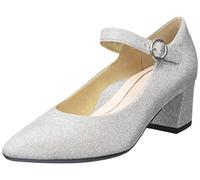 ara Damen London Pumps, Silber, 40 EU Schmal