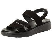 ara Damen LUCCA Sandale, SCHWARZ, 37 EU