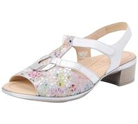 ara Damen LUGANO Sandale mit Absatz, SASSO,WEISS, 38.5 EU Weit