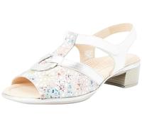 ara Damen LUGANO Sandale mit Absatz, SASSO,WEISS, 39 EU Weit