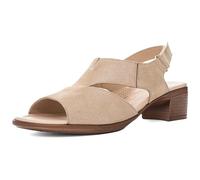 ara Damen Lugano Sandale, Sand, 42 EU Weit