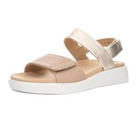 ARA Damen Madeira Sandale, Sand Platin,42 EU Weit