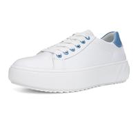 ara Damen Monaco Sneaker, Weiss,Azzuro, 39 EU Weit