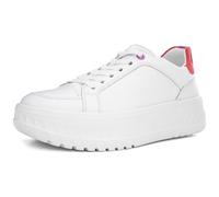 ara Damen Monaco Sneaker, Weiss,Candy,Orchidee, 39 EU Weit