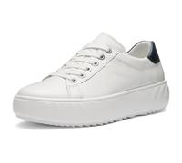 Sneaker ARA "MONACO" Gr. 6,5, bunt (weiß, nachtblau) Damen Schuhe Sneaker mit Wechselfußbett, H-Weite (sehr weit) (31038925-6,5)