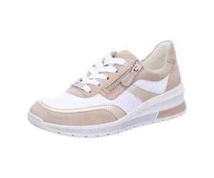 ARA Damen Neapel Sneaker, Sand,Platin/Weiss, 37.5 EU