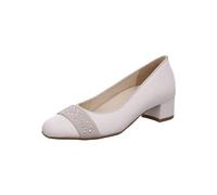 ara Damen Nizza Pumps, Cream,Shell, 38 EU Weit