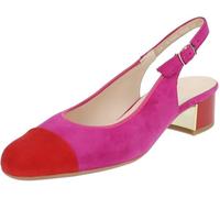 ara® Veloursleder Pumps, rot, 38 Rot/ Pink