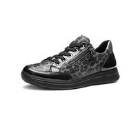 ara Damen Osaka 2.0 Sneaker, Schwarz Steel Graphit, 39 EU Weit