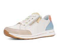 ara Damen Osaka Sneaker, Shell,Cream,VANILLE,Aqua,Peach, 38.5 EU Weit