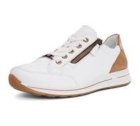 ara Damen Osaka Sneaker, Weiss,Biscuit,Whisky, 37 EU Weit