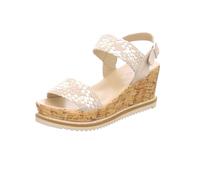 ara Damen Parma Sandal, Sand,Platin-Multi, 41 EU