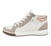 ARA Damen Rom Mid-cut Sneaker, SAND,WEISS/ROSEGOLD, 38 EU