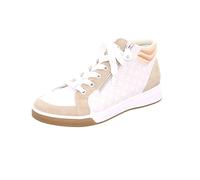 ARA Damen Rom Mid-cut Sneaker, SAND,WEISS/ROSEGOLD, 42 EU