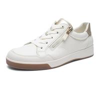 ara Damen ROM Sneaker, Cream,Platin, 37.5 EU