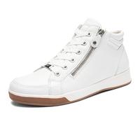 ARA Rom Schuhe Mid-Sneaker weiß Glattleder 12-44499 - Größe 37