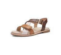 Ara Sandale Elba Damen – modisch, flach – Braun (Mousse/Cream/Mocca) Größe 42