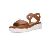 Ara Keilsandalette BILBAO Damen Glattleder Cognac Keilabsatz Klett Gr. 37 Weite G