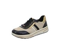 ARA Damen Sapporo Sneaker, Schwarz Sand Whisky, 38.5 EU Weit