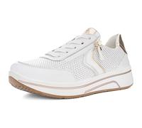ara Damen Sapporo Sneaker, Weiss,Silber,Platin, 41.5 EU Weit