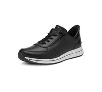 Ara Damen Slip-On Sneaker Osaka – Glattleder/Velours, Keilsneaker, Easy2Go, H-Weite, Dunkelblau