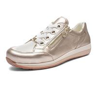 ara Damen Osaka Sneaker, Sand,Cream, 38 EU Weit