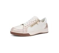 ara Damen ROM Sneaker, Sand,Cream,Weiss, 38.5 EU