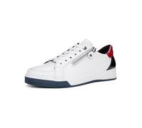 ARA Damen Schnürschuh Rom Weiss,blau,Flamme