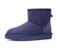 Schlupfboots ARA "Alaska", Damen, Gr. 39, ozean, Lammfell, Veloursleder, unifarben, Schuhe, Winterboots zum Schlupfen in bequemer Weite G (=weit) (29011265-39) ozean