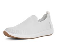 Slipper ARA "LISSABON", Damen, Gr. 9 (43), weiß, Glattleder, Textil, unifarben, Basic, Schuhe Slipper, Slip-On-Sneaker, Schlupfschuh, Komfortschuh in Weite G (99020508-9)