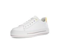 ARA Damen Sneaker Canberra Weiss, Limoncello Gr. 38,5