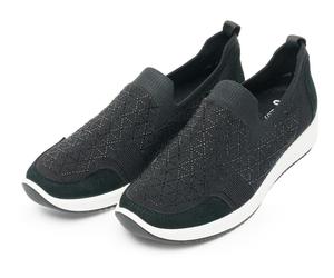Ara - Damen Sneaker Lissabon schwarz SCHWARZ/BLACK - Gr. - UK 5½