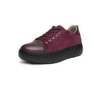 ara Monaco Sneaker merlot graphit für Damen, rot, Größe 37 ½ EU / 4,5 UK