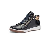 ARA Rom Schuhe Mid-Sneaker blau Lack 12-24499 - Größe 37.5