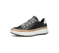 ARA Damen Sneaker Roma Natur schwarz Weiss Gr. 41,5