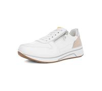 Ara Damen Sneaker Sapporo 3.0 Weiß/Limoncello/Shell/Silber Größe 37 EU Weit