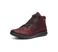Schnürboots ARA "TORONTO", Damen, Gr. 7,5 (41), weinrot, Textil, Veloursleder, unifarben, Schuhe, Snowboots, Winterstiefel mit Gore-Tex und Weite sehr weit (95952506-7,5) weinrot