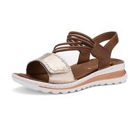 ara Damen Tampa Sandale, Sand,Cognac, 39 EU