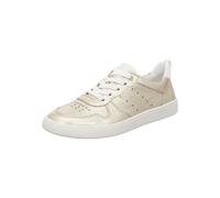 ara Damen Traveller Sneaker, Platin,Offwhite, 38 EU