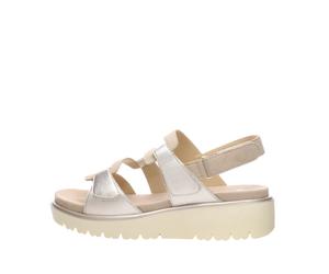 ara Damenschuhe Keilsandaletten PLATIN,SAND SAND - Gr. - 38