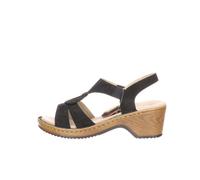 ara Damenschuhe Keilsandaletten SCHWARZ SCHWARZ - Gr. - 38