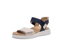 ara Madeira Sandale cream blau für Damen, blau, Größe 36 EU