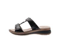 Ara Pantolette HAWAII Damen Lackleder Keilabsatz schwarz glänzend Gr. 42