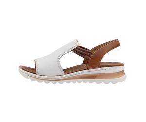 ara Damenschuhe Klassische Pantoletten WEISS,COGNAC WEISS/COGNAC - Gr. - 38