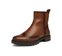 Stiefelette ARA "Ara Stiefelette Leder", Damen, Gr. 39, cognac, Leder, Schuhe Stiefelette (81757620-39) cognac